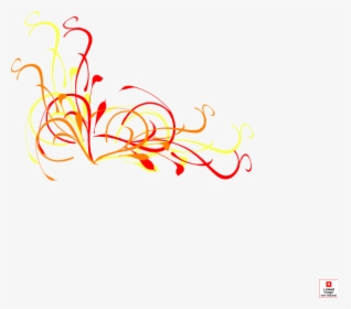 Red Yellow Orange Clip - Orange And Yellow Swirl, HD Png Download, Transparent PNG