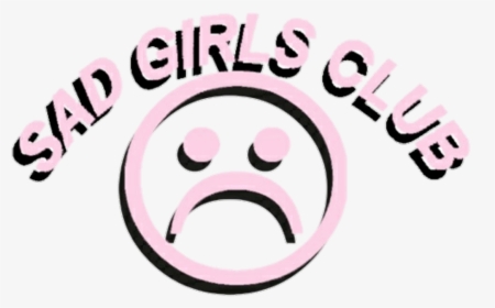 Transparent Sad Girl Png - Logo Sad Girls Club, Png Download, Transparent PNG