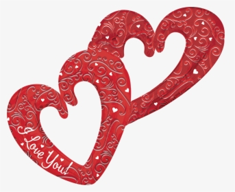 Multi Balloon Love Interlocking Hearts - Dupla Szív, HD Png Download, Transparent PNG