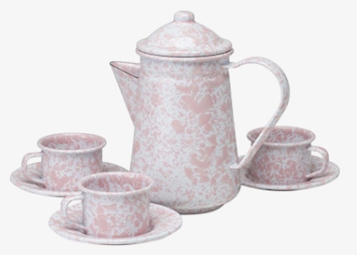Children S Enamelware Tea Set, Splatterware Collection - Enamel Children's Tea Sets, HD Png Download, Transparent PNG