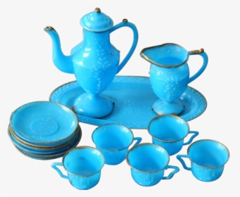 Cute Plastic Tea Set Clipart , Png Download - Teapot, Transparent Png, Transparent PNG