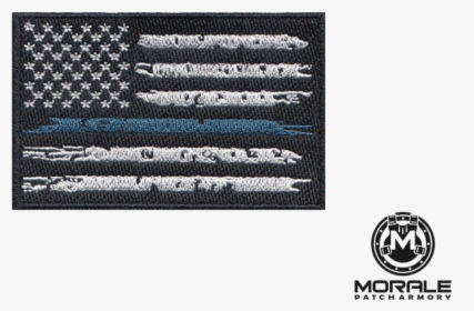 Thin Blue Line Across America - Ega American Flag Patch, HD Png Download, Transparent PNG