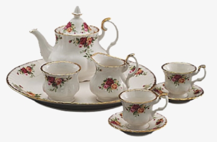 Tea Set Png Transparent Images - Royal Albert Old Country Roses Tea Set, Png Download, Transparent PNG
