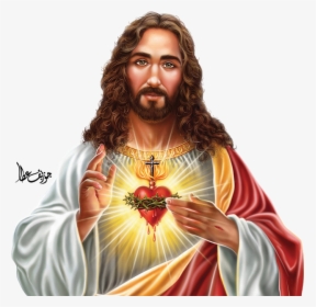 Sacred Heart Of Jesus And Mother Mary, HD Png Download, Transparent PNG