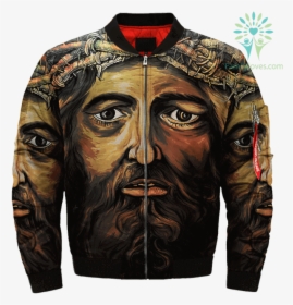 Retrato De Jesucristo Over Print Jacket %tag Familyloves - Jacket, HD Png Download, Transparent PNG