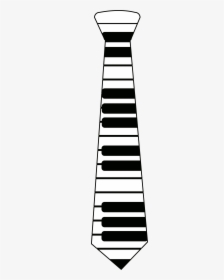Corbata Con Piano , Png Download - Corbata Con Teclas De Piano, Transparent Png, Transparent PNG