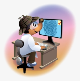 Transparent Mole Png - Mole Using A Computer, Png Download, Transparent PNG