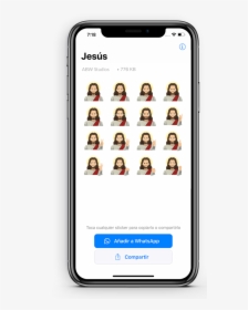 Phone - Sticker De Jesus Para Whatsapp, HD Png Download, Transparent PNG