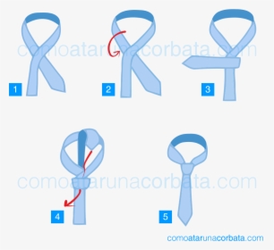 Atar Una Corbata Facil , Png Download - Facil Como Amarrar Una Corbata, Transparent Png, Transparent PNG