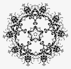 Visual Arts,flora,symmetry - Decoration Circle Vector Png, Transparent Png, Transparent PNG