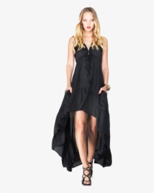 Black Dresses Png Transparent Background - Photo Shoot, Png Download, Transparent PNG
