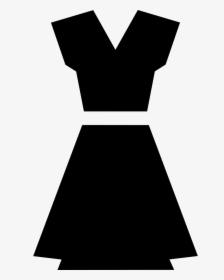 Female Black Dress - Transparent Background Fashion Icons, HD Png Download, Transparent PNG