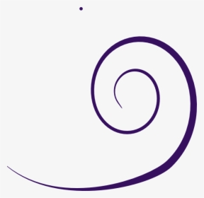 Plain Swirl Purple Clip Art - Curl Clipart, HD Png Download, Transparent PNG