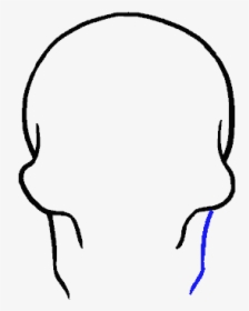 How To Draw A Skull Step - Facile Tete De Mort Dessin, HD Png Download, Transparent PNG