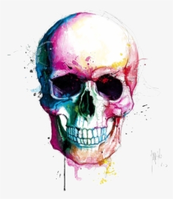 Color Calavera Painting Drawing Skull Free Download - Transparent Background  Skull Png Hd, Png Download , Transparent Png Image - PNGitem