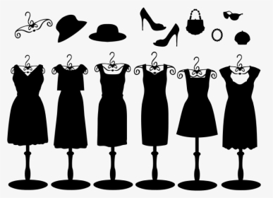 Black Dresses And Accessories - Glam Up Little Black Dress, HD Png Download, Transparent PNG