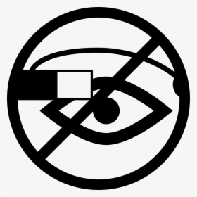 Google Glasses Not Allowed Symbol - Drop Call Icon, HD Png Download, Transparent PNG