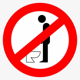 Urinating Forbidden Peeing Free Photo - Do Not Pee Here Sign, HD Png Download, Transparent PNG