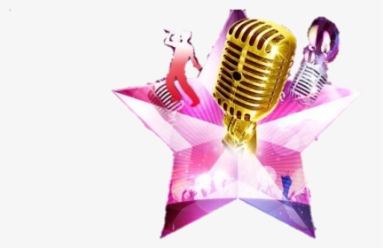 #freetoedit#eemput #music#voice #microphone #gold - Illustration, HD Png Download, Transparent PNG