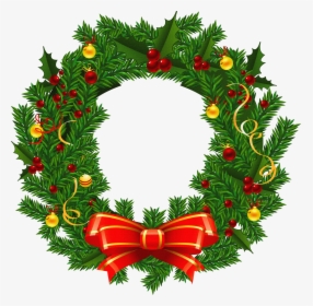 Clipart Of Artificial, Gg And Endless - Clipart Christmas Wreath Psd, HD Png Download, Transparent PNG