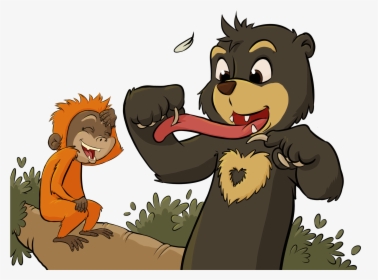 Cartoon Sun Bear , Transparent Cartoons - Cartoon Sunbear, HD Png Download, Transparent PNG