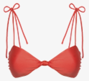 Coral Tied Knot Top - Bikini Knot String, HD Png Download, Transparent PNG