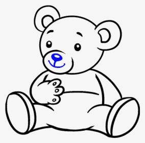 How To Draw A - Cartoon Bear How To Draw, HD Png Download, Transparent PNG