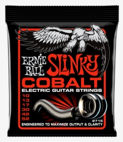 Skinny Top Heavy Bottom Slinky Cobalt Electric Guitar - Ernie Ball Hybrid Slinky Cobalt, HD Png Download, Transparent PNG