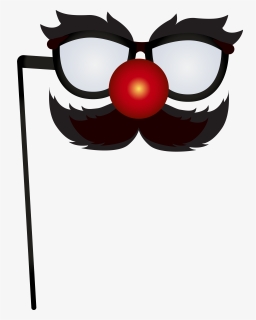 Transparent Mustache Clipart - Party Mustache Clip Art, HD Png Download, Transparent PNG