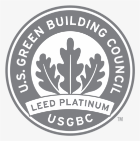 Usgbc Platinum Gray - Leed Platinum Certification Logo, HD Png Download, Transparent PNG
