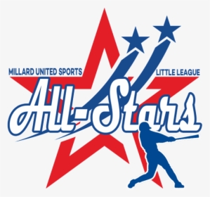 Baseball Allstar Clip Art Black And White Library Png - Baseball All Star Logos, Transparent Png, Transparent PNG