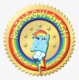 Rainbow Dash Rarity Pinkie Pie Clip Art - Rainbow Dash Seal Of Approval, HD Png Download, Transparent PNG