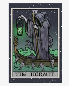 Hermit Tarot Card Art, HD Png Download, Transparent PNG