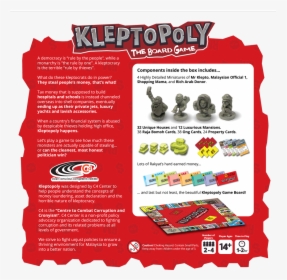 Kletopoly - Rule Game Board, HD Png Download, Transparent PNG