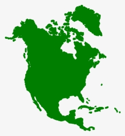 Transparent North America Outline Png - North America Continent Shape, Png Download, Transparent PNG