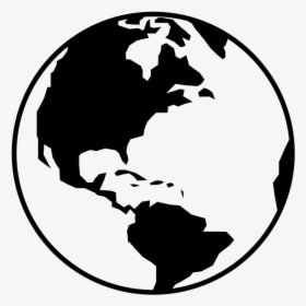 Globe Rubber Stamp - North And South America Globe Clipart, HD Png Download, Transparent PNG