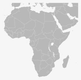 Africa Blank Map Wikipedia, HD Png Download, Transparent PNG