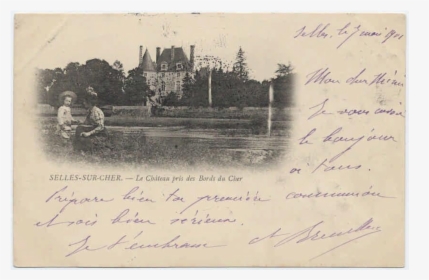 Cartes Postales De La Collection Des Archives Départementales - Handwriting, HD Png Download, Transparent PNG