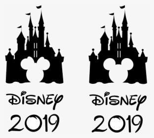 Disney Castle Awesome Clipart Dxf Etsy Combination - Clip Art Disney Castle, HD Png Download, Transparent PNG