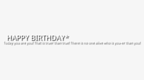 Happy Birthday Png Text Effect, Transparent Png, Transparent PNG