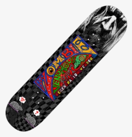Rob Zombie Checkerboard Vrrv Skate Deck - Rob Zombie Skate Deck, HD Png Download, Transparent PNG