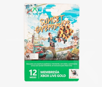Tarjeta Xbox 360 Live 12 Meses 1 Sunset Overdrive - Poster, HD Png Download, Transparent PNG