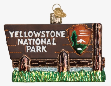 Yellowstone National Park Glass Ornament - Yellowstone Park Logo Png, Transparent Png, Transparent PNG