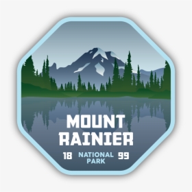 Mount Rainier National Park Sticker, HD Png Download, Transparent PNG