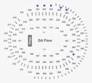 Row Canadian Tire Center Seating Chart, HD Png Download, Transparent PNG