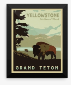 Antique Poster Yellowstone National Park, HD Png Download, Transparent PNG