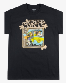 Scooby Doo Gang The Mystery Machine T Shirt Distressed - Active Shirt, HD Png Download, Transparent PNG