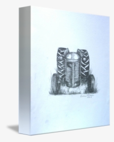 Drawing Tractors Old - Sketch, HD Png Download, Transparent PNG