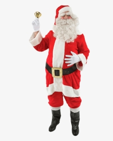 Santa Suit Png Banner Black And White Library - Transparent Santa Claus Suit Png, Png Download, Transparent PNG