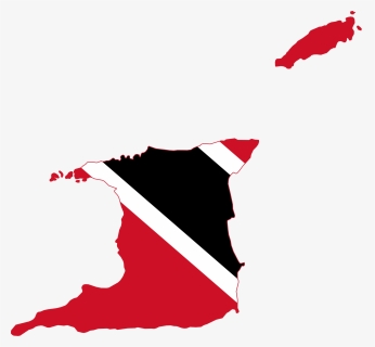 Trinidad And Tobago Flag Map, HD Png Download, Transparent PNG